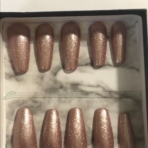 Authentic custom press on nails